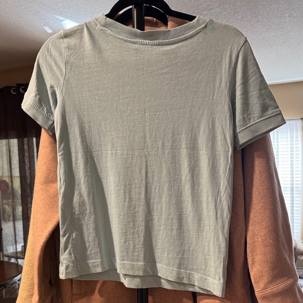 Zara Soft Blue Tee - Picture 5 of 5